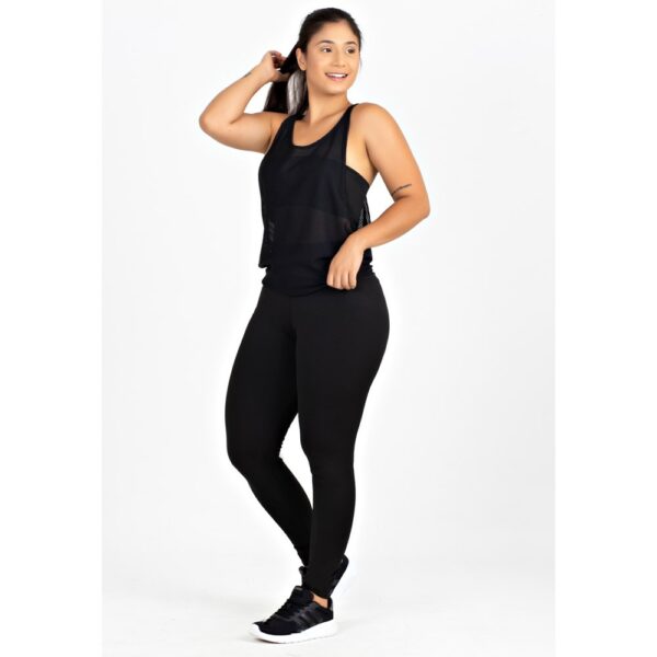 Conjunto Fitness 3 Peças T-Shirt + Top + Legging Basic | MTF100